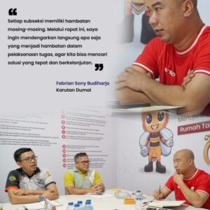 Rapat Perdana Karutan Dumai Bersama Pejabat Struktural