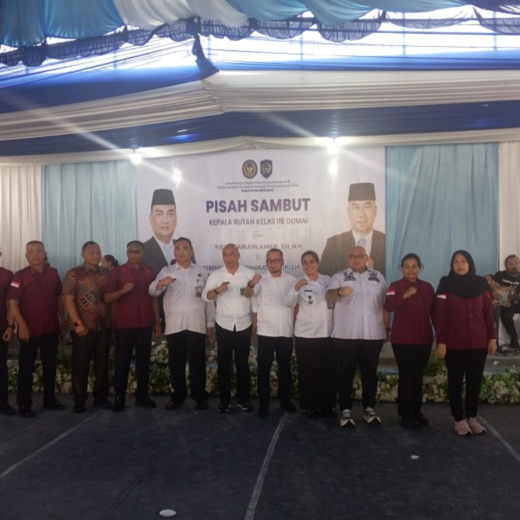 Ucapan Selamat Penuh Haru Sambut Pisah Sambut Karutan II B Dumai