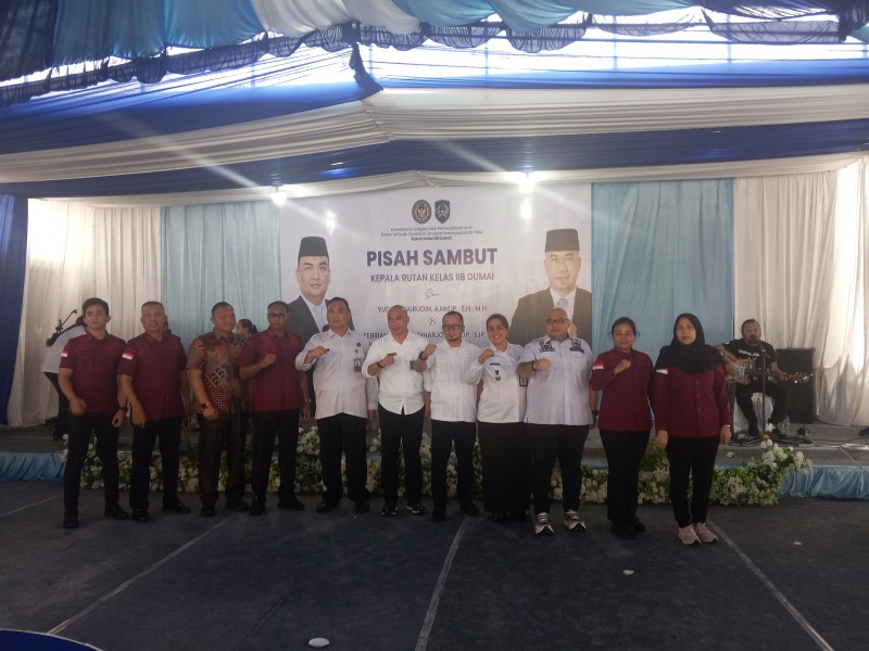Ucapan Selamat Penuh Haru Sambut Pisah Sambut Karutan II B Dumai