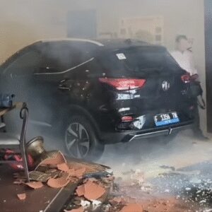 MG Motor buka suara soal insiden mobil listrik tabrak hotel di Klaten