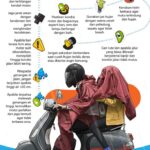 Jurus aman berkendara motor saat hujan