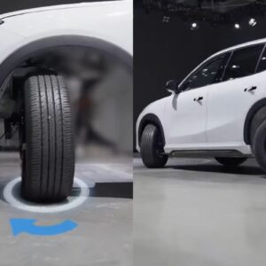 Geely pasangkan penggerak pada EX5 sehingga bisa berputar 90 derajat